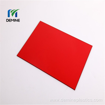 Plastic polycarbonate sheet tinted hard plastic sheet